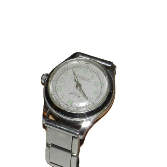 Vintage Bercona Sport Manual Wind Unisex Wristwatch Silver Tone Working - Picture 2 of 16